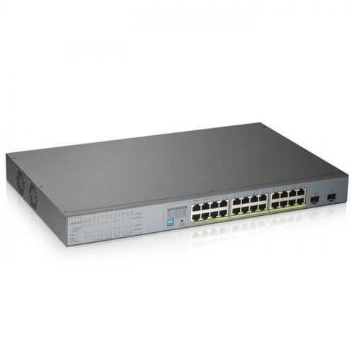 Zyxel GS1300-26HP 26 Port PoE+2xSFP CCTV(250 WATT) Switch