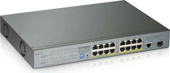 Zyxel GS1300-18HP 18 Port PoE+1xSFP CCTV Switch(170 WATT)