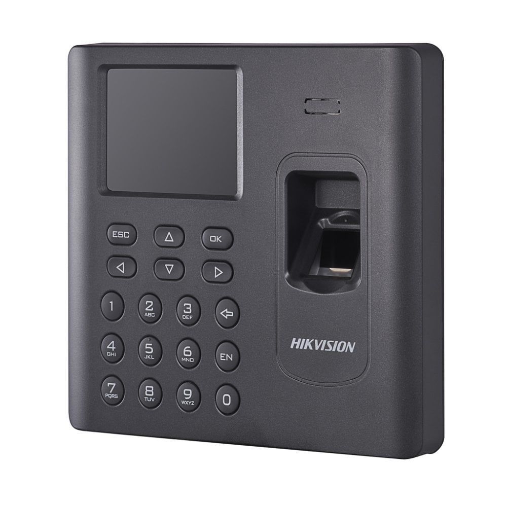 Hikvision DS-K1A802EF-B Parmak İzi ve Proximity Kart Okuyuculu Bağımsız Terminal (LCD, Kaypad ve Bataryalı)