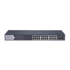 Hikvision DS-3E0526P-E/M 24 Portlu Gigabit Switch - 24 Port PoE (225W)