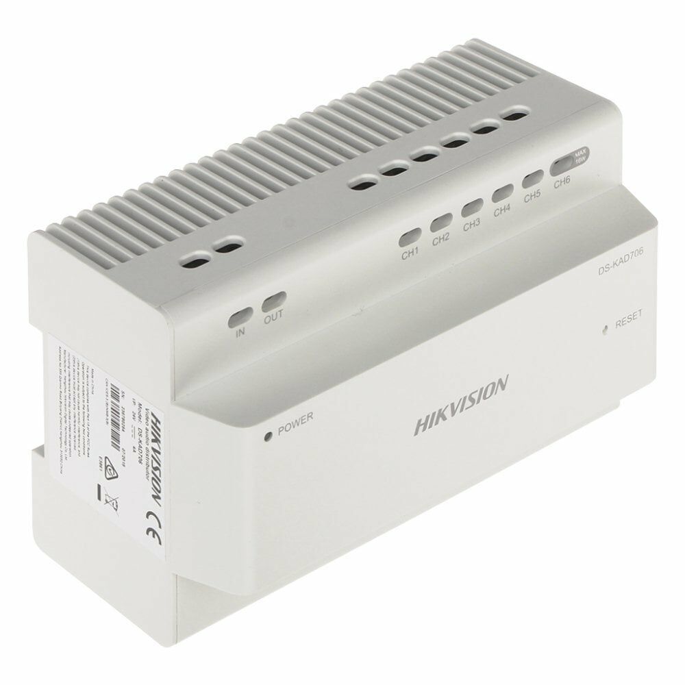 Hikvision DS-KAD706 İnterkom Switch, Plastik Kasa - 2 Kablolu