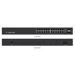 Ubiquiti Edge Yön. Gigabit Switch POE+ 24x1Gbit Eth + 2x SFP 250 Watt