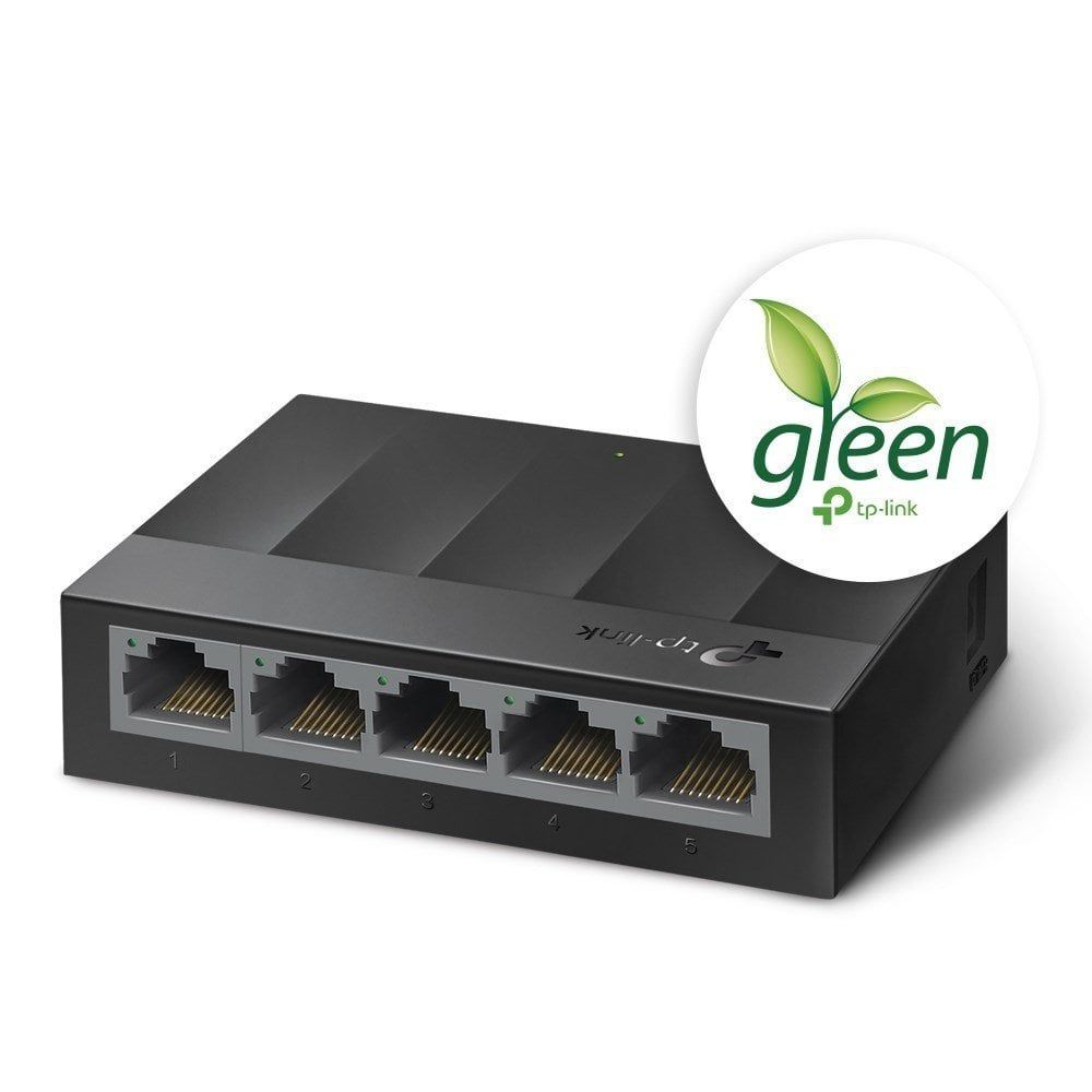 Tp-Link LS1005G 5 Port Gigabt Desktop Plastic Cas Switch