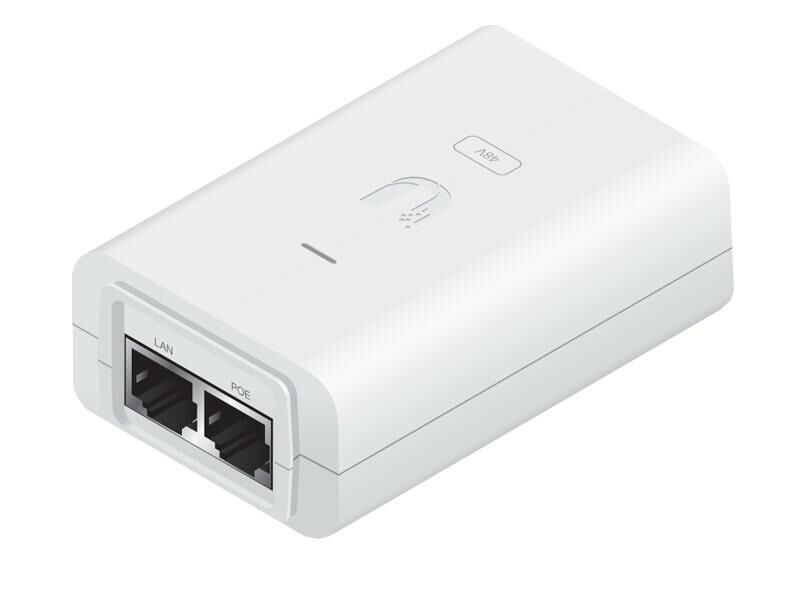 Ubiquiti PoE Adaptör, 48V 0.5 Amper Beyaz Outlet