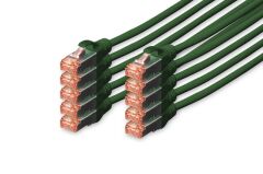 Digitus DK-1617-0025-G 0.25m Yeşil Patch Kablo
