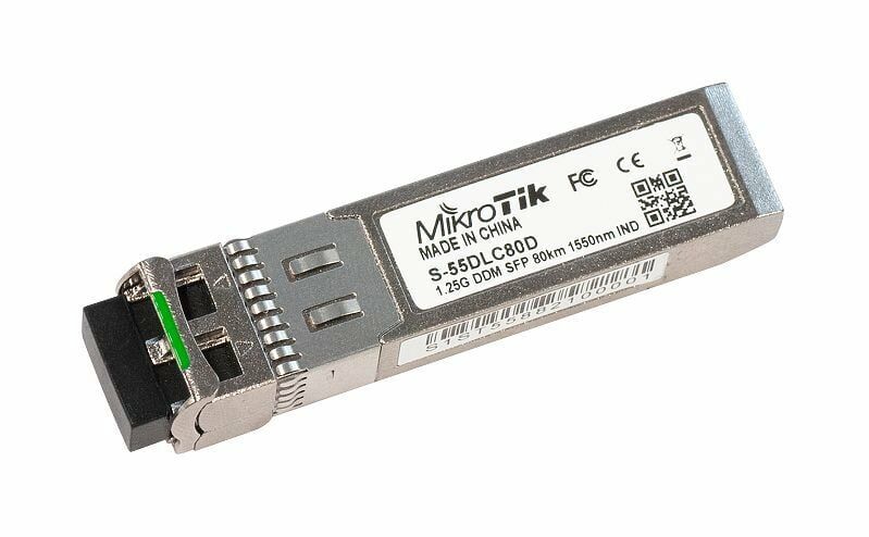 Mikrotik S-55DLC80D SFP Fiber Modül 80 KM