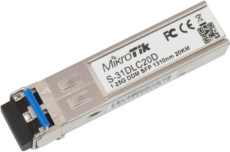 Mikrotik  S-31DLC20D SFP Fiber Modül Single Mod