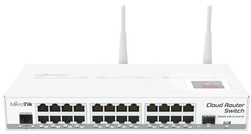 Mikrotik CRS125-24G-1S-2HnD-IN 24 Port Cloud Router Switch