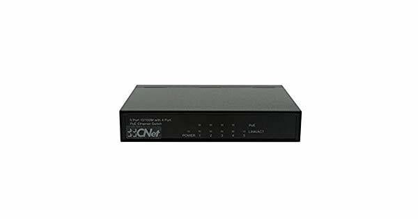 CNet CSH-524P 5 Port 10/100 4 Port PoE+ Yönetilemez Switch