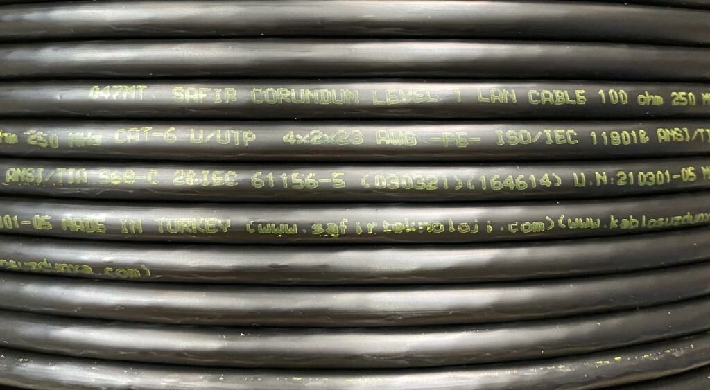Safir Corundum Level 1 Cat6/23 AWG