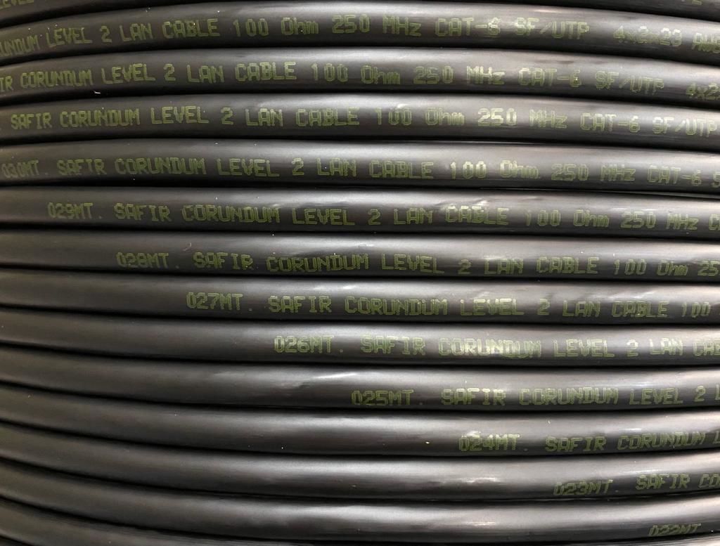 Safir Corundum Level 2 Cat6/23 AWG