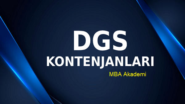 DGS KONTENJANLARI 2023 2024 - TÜM BÖLÜMLER