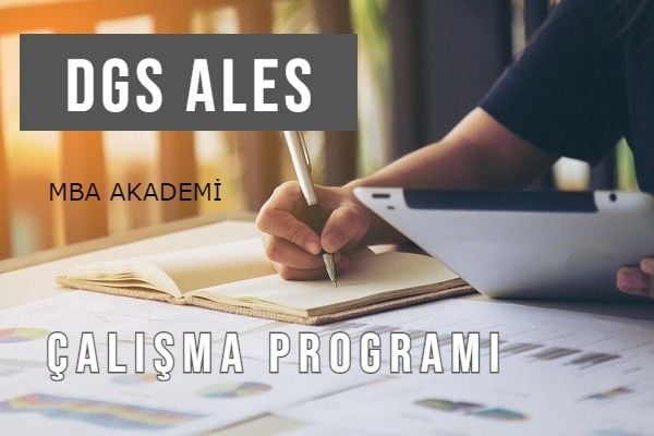 2024 DGS ALES Çalışma Programı PDF - Hanifi Hoca