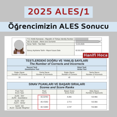 ALES Online Kurs 2025 | Canlı Ders, Video Ders