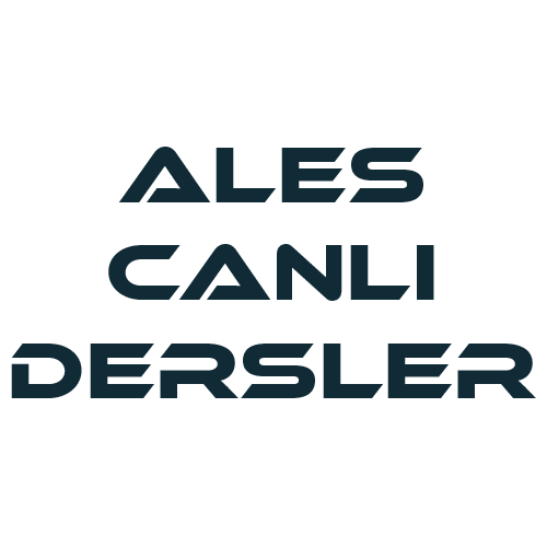 2024 ALES KURSU - ONLİNE CANLI DERS VE VİDEO KAYDI