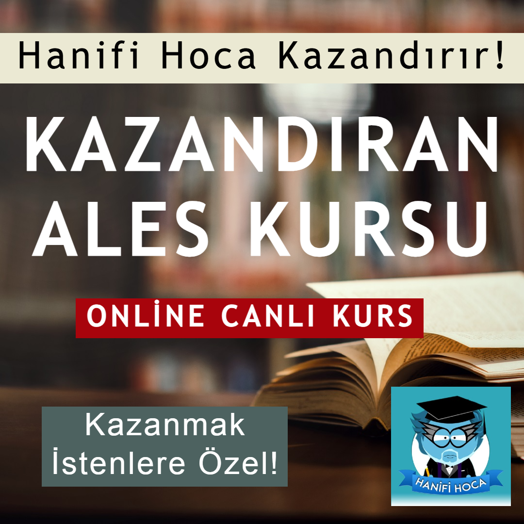 ALES Online Kurs 2025 | Canlı Ders, Video Ders