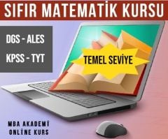 2025 Sıfır Matematik Kursu - DGS KPSS ALES TYT (TOPLAM 30 DERS