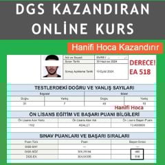 2025 DGS Koçluk Paketleri | Kişiye Özel Rehberlik