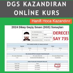 2025 DGS Koçluk Paketleri | Kişiye Özel Rehberlik