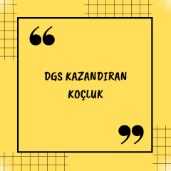 2025 DGS Koçluk Paketleri | Kişiye Özel Rehberlik