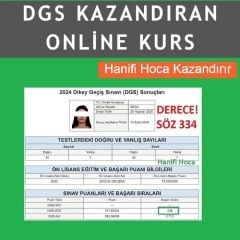 2025 DGS Video Eğitim Seti (Matematik, Türkçe, Geometri) (Offline)