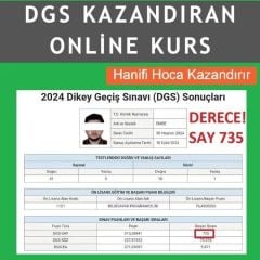 2025 DGS Video Eğitim Seti (Matematik, Türkçe, Geometri) (Offline)