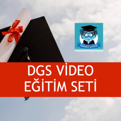 2025 DGS Video Eğitim Seti (Matematik, Türkçe, Geometri) (Offline)