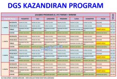 2025 DGS ÇALIŞMA PROGRAMI (SAY SÖZ EA) - 4 AYLIK (16 HAFTA)