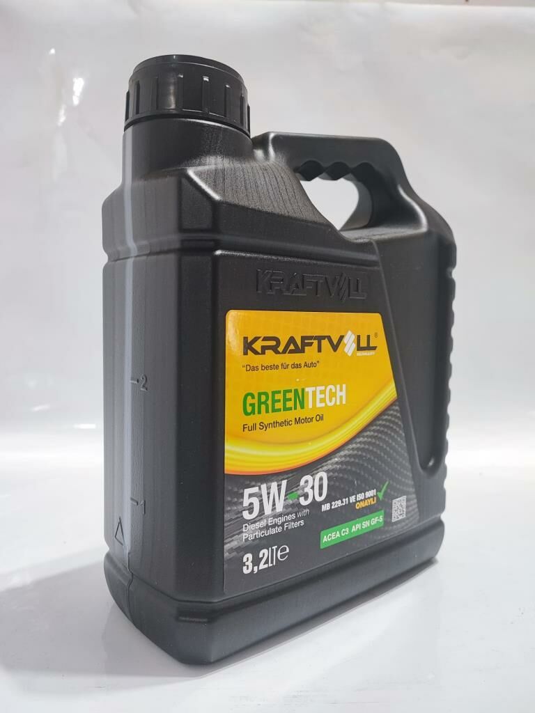 KRAFTVOLL GREEN TECH TAM SENTETİK DPF (PARTİKÜLLÜ) 5W-30 C3 3.2 Litre