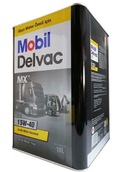 MOBİL DELVAC MX 15W-40 18 Litre Üretim : 2024