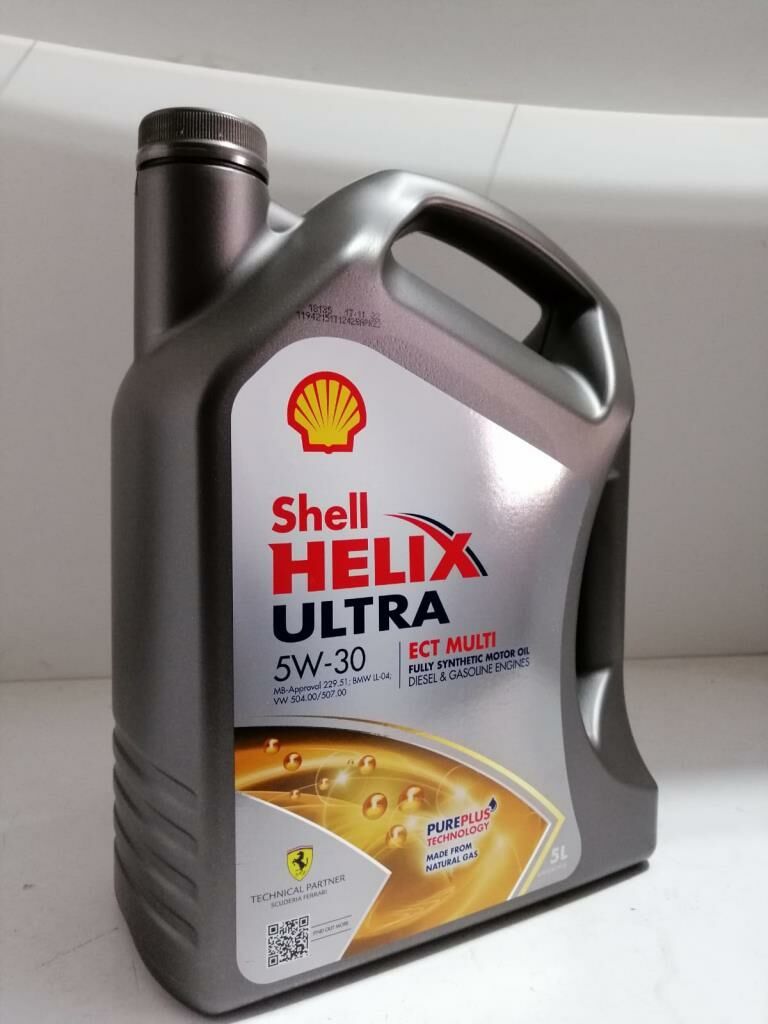 SHELL HELİX ULTRA 5W-30 ECT MULTİ 5 Litre (PARTİKÜLLÜ) Üretim : 2024