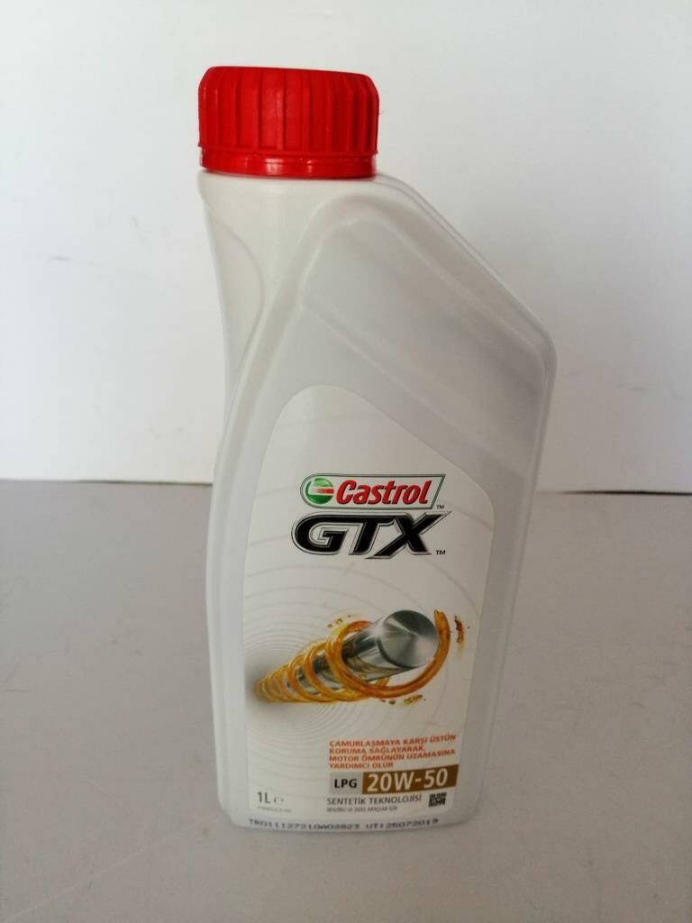 CASTROL GTX 20W-50 LPG 1LT ÜRETİM T: 2023