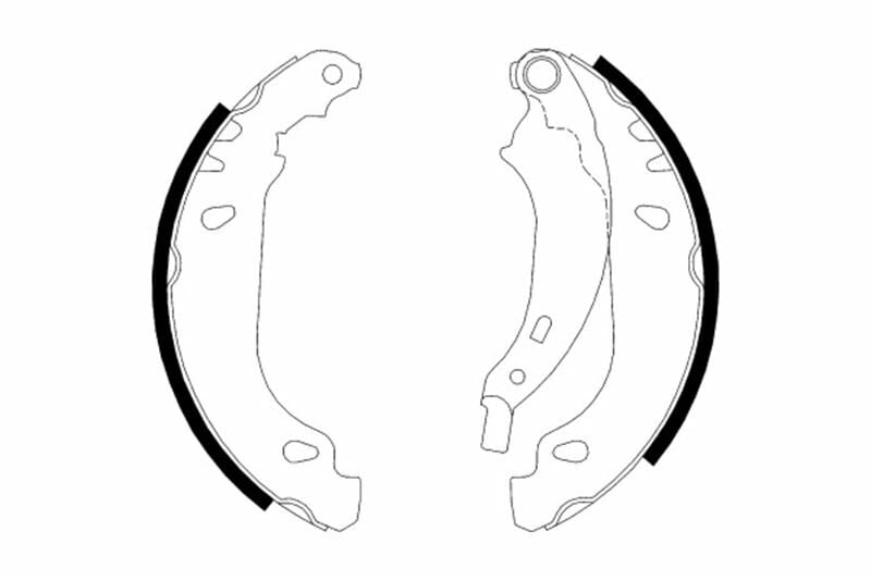 Bosch ARKA FREN BALATASI PABUC CLIO II SYMBOL LOGAN SANDERO 1.2 / 1.4 / 1.5 / 1.6 (ABS SIZ)