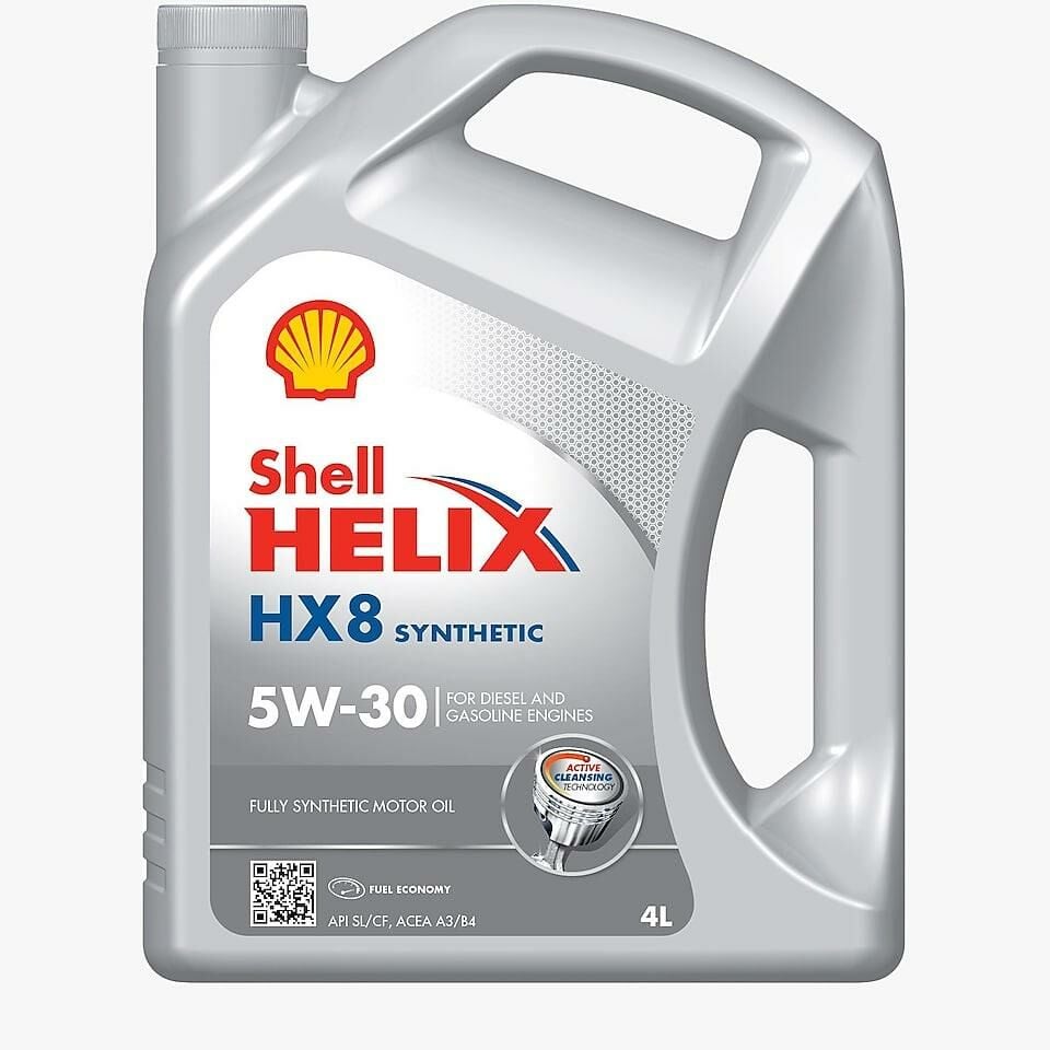 SHELL HELİX HX8 SYNTHETIC MOTOR YAĞI 5W-30 4LT ÜT:2023