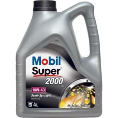 MOBİL SÜPER 2000 X1 10W-40 MOTOR YAĞI BENZİN+LPG+DİZEL 4 LT ÜRETİM : 2023