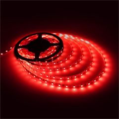 CARUB ŞERİT LED 3 ÇİPLİ 12V KIRMIZI 1MT