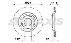 Braxis FREN DISKI ON VANEO 414 02>05