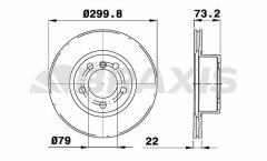 Braxis FREN DISKI ON BMW F20 F30 F32 F34 F36