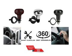CARUB DİREKSİYON TUR TOPUZU 360 DERECE DÖNEN SİYAH