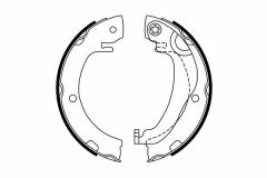 Bosch ARKA FREN BALATASI PABUC TOYOTA VERSO 04-09 YARIS 03-05 SPLASH 08-> SUZUKI SWIFT III 06-> CITROEN C1