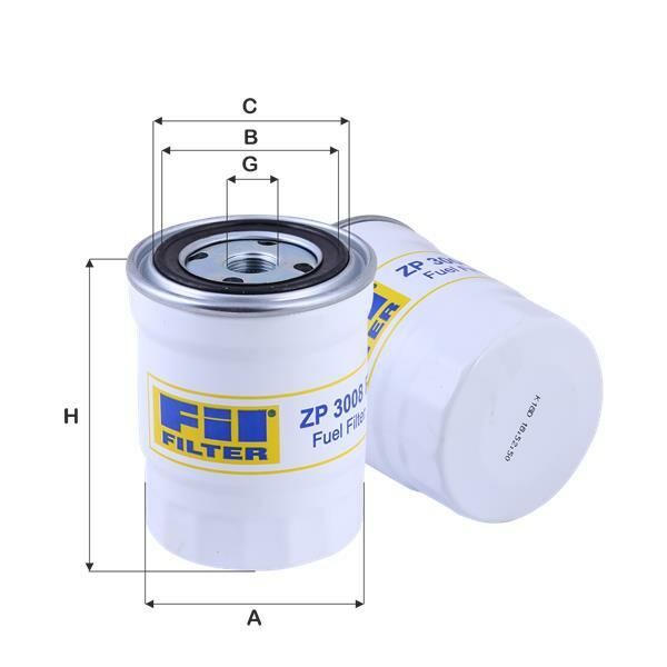 FİL ZP3008F YAKIT FİLTRESİ MITSHUBISHI L300 L200 HYUNDAİ H100