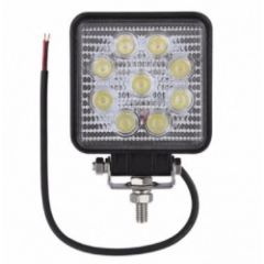 NİKEN ÇALIŞMA LAMBASI 9 LEDLİ KARE 12V-24V 27W-BEYAZ