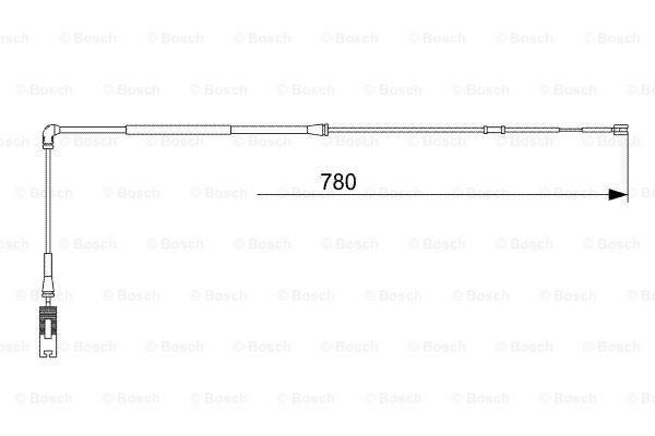 Bosch BALATA FISI ON RANGE ROVER 02-09 3.0-3.6-4.4-5.0