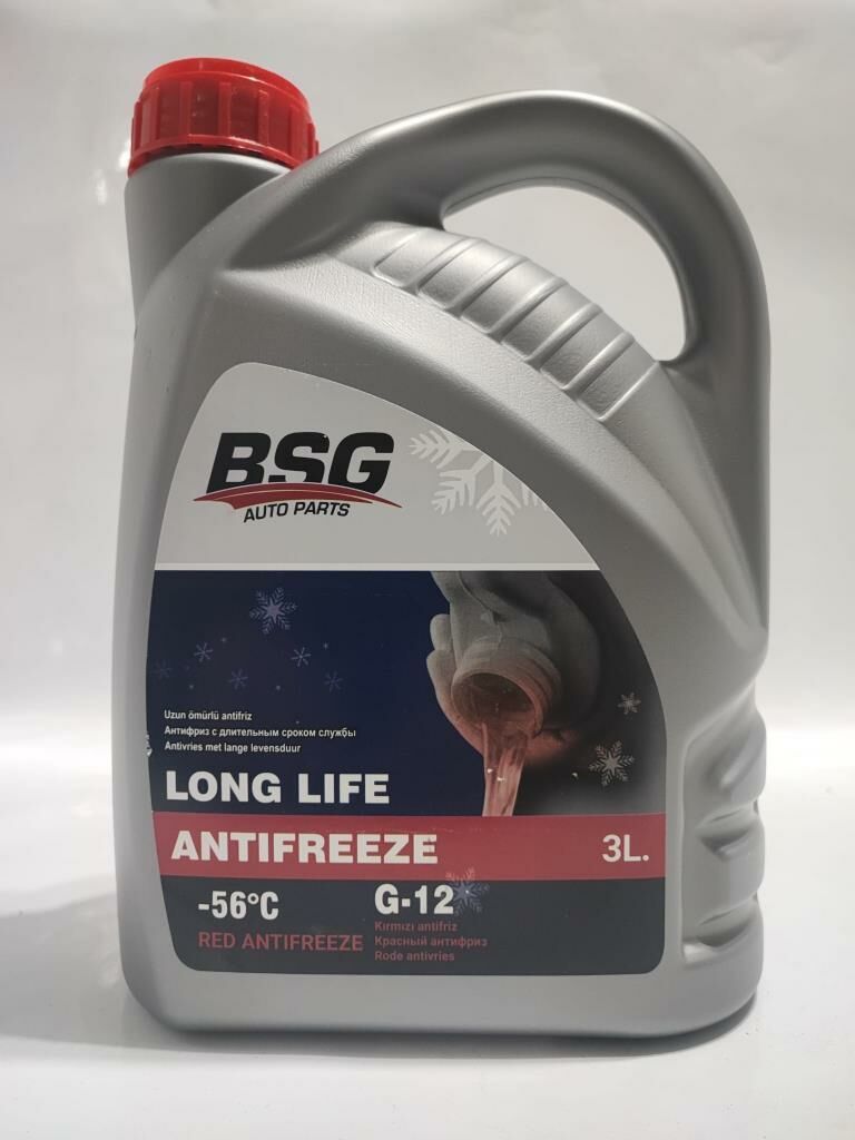 BSG ANTİFRİZ KIRMIZI ORGANİK -56°C 3 Lire