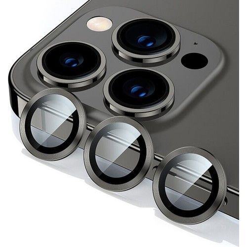 Adaman iPhone 13 Pro Uyumlu Su Toz ve Düşmeye Dayanıklı 3'lü Set Kamera Lens Koruyucu