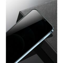 Adaman SP1003 Apple iPhone 12 Pro Max Için Privacy Hayalet Seramik Ekran Koruyucu Kırılmaz Cam Filmi