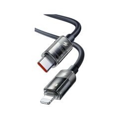 Mcdodo CA-3160 Type-C To Lightning 36W LED Göstergeli Data/şarj Kablosu 1.2m-Siyah