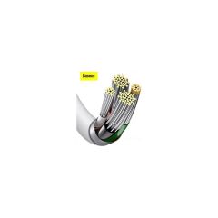 Baseus Super Şarj 1mt 2.4A Ultra Hızlı Apple iPhone Şarj Kablosu 480MB/SN Apple iPhone 11 12 13 14 Pro Max Şarj
