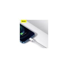 Baseus Super Şarj 1mt 2.4A Ultra Hızlı Apple iPhone Şarj Kablosu 480MB/SN Apple iPhone 11 12 13 14 Pro Max Şarj