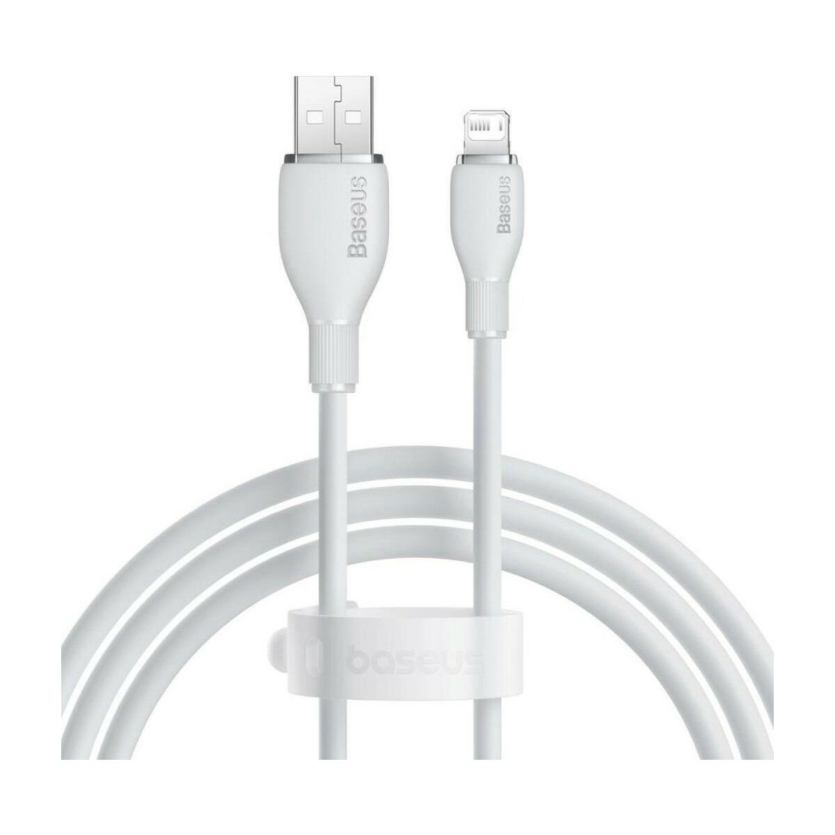Baseus Ultra Hızlı 1.2mt 2.4A Iphone Şarj Kablosu Iphone 11 12 13 14 Pro Max Şarj Kablo, Akım ve Isı Korumalı HBCV000066R090